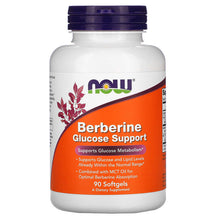 Load image into Gallery viewer, NOW Berberine Glucose Support 90 Softgels
