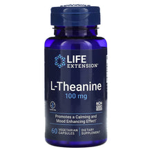 Load image into Gallery viewer, Life Extension L-Theanine, 100 mg, 60 Vegetarian Capsules
