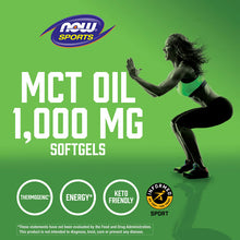 Load image into Gallery viewer, MCT OIL 1000MG, NOW SPORTS, 150 Softgels
