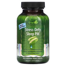 Load image into Gallery viewer, Irwin Naturals, Stress-Defy Sleep PM, 50 Liquid Soft-Gels
