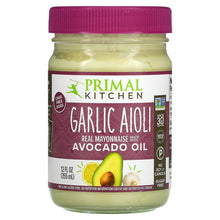 Load image into Gallery viewer, Primal Kitchen Garlic Aioli Real Mayonnaise w/ Avocado Oil 12oz (355ml)
