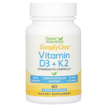 Load image into Gallery viewer, Super Nutrition, Vitamin D3 + K2
