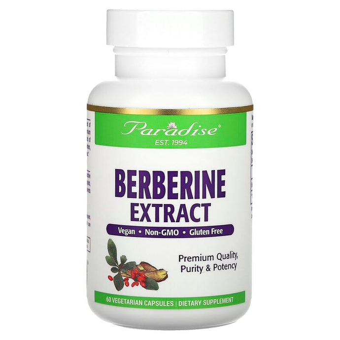 Paradise Berberine Extract 60 Vegetarian Capsules