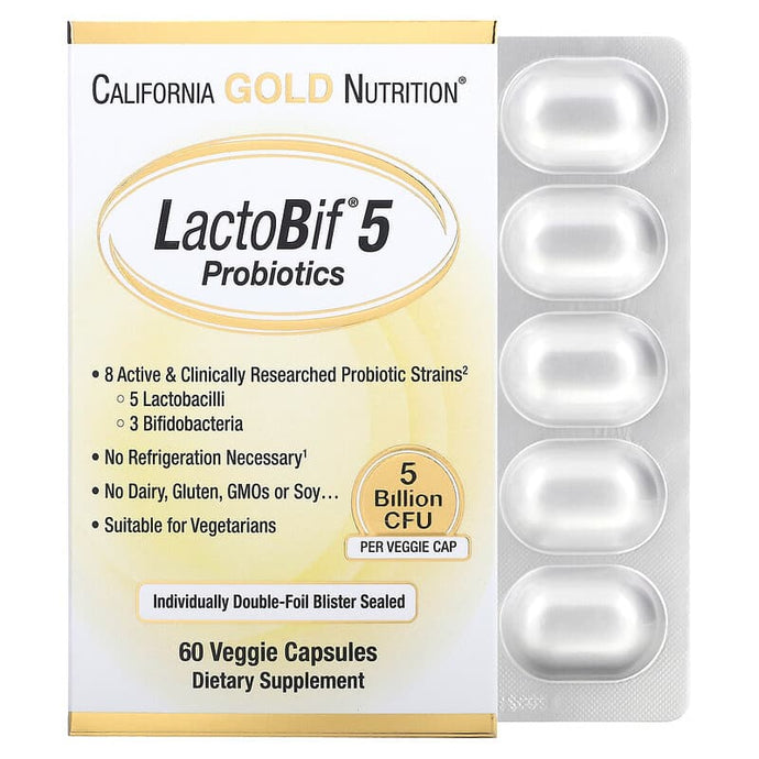 California Gold Nutrition Lactobif 5 Probiotics