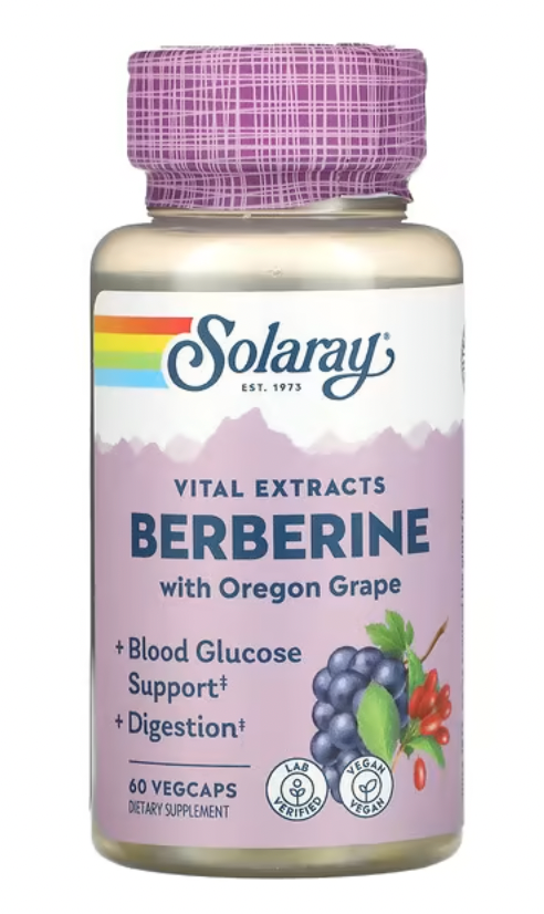 Solaray Berberine with Oregon Grape (60 veg caps)