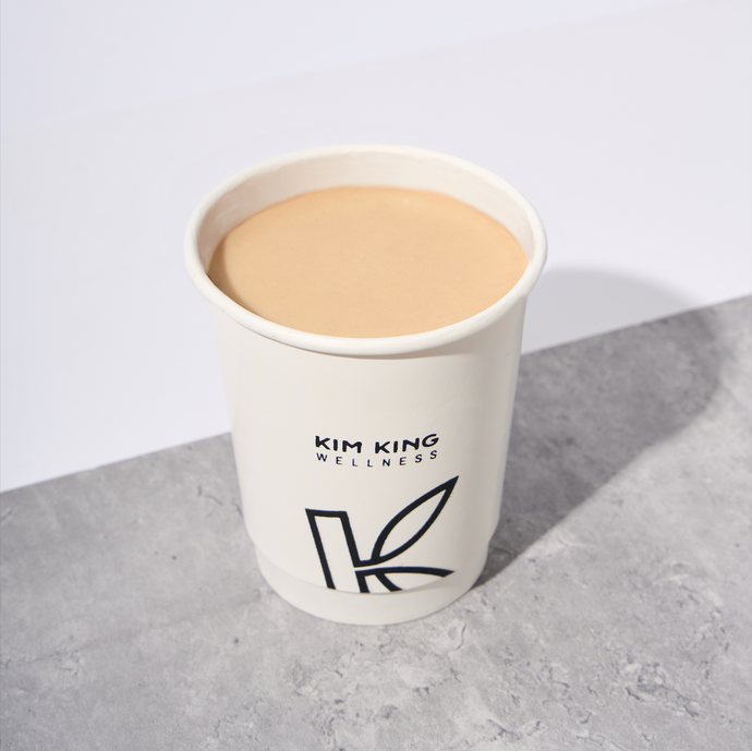 Hot Peanut Butter Broth Latte 8 oz.