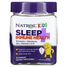 Natrol Kids Melatonin 1mg - Berry (50 gummies)